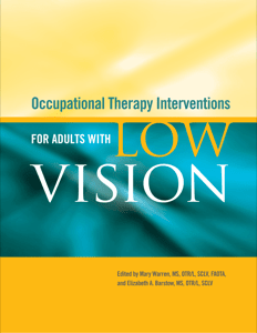 Occupational Therapy Interventions for Adults With Low Vision cover image