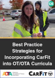Image for Best Practice Strategies for Incorporating CarFit into OT/OTA Curricula
